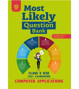 Oswal Most Likely Question Bank for Computer application ICSE Class 10 | Latest Edition